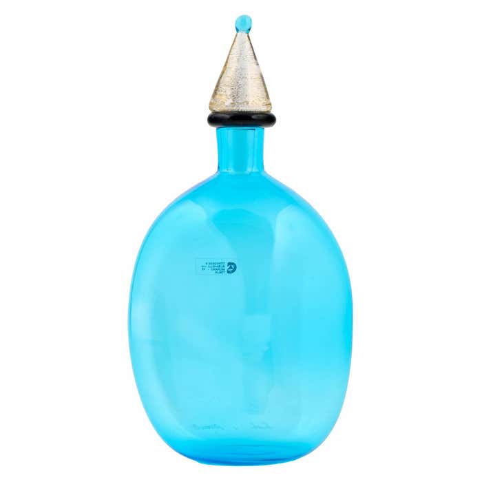 Murano Glass Bottle by Cenedese and Albarelli For Sale at 1stDibs ...