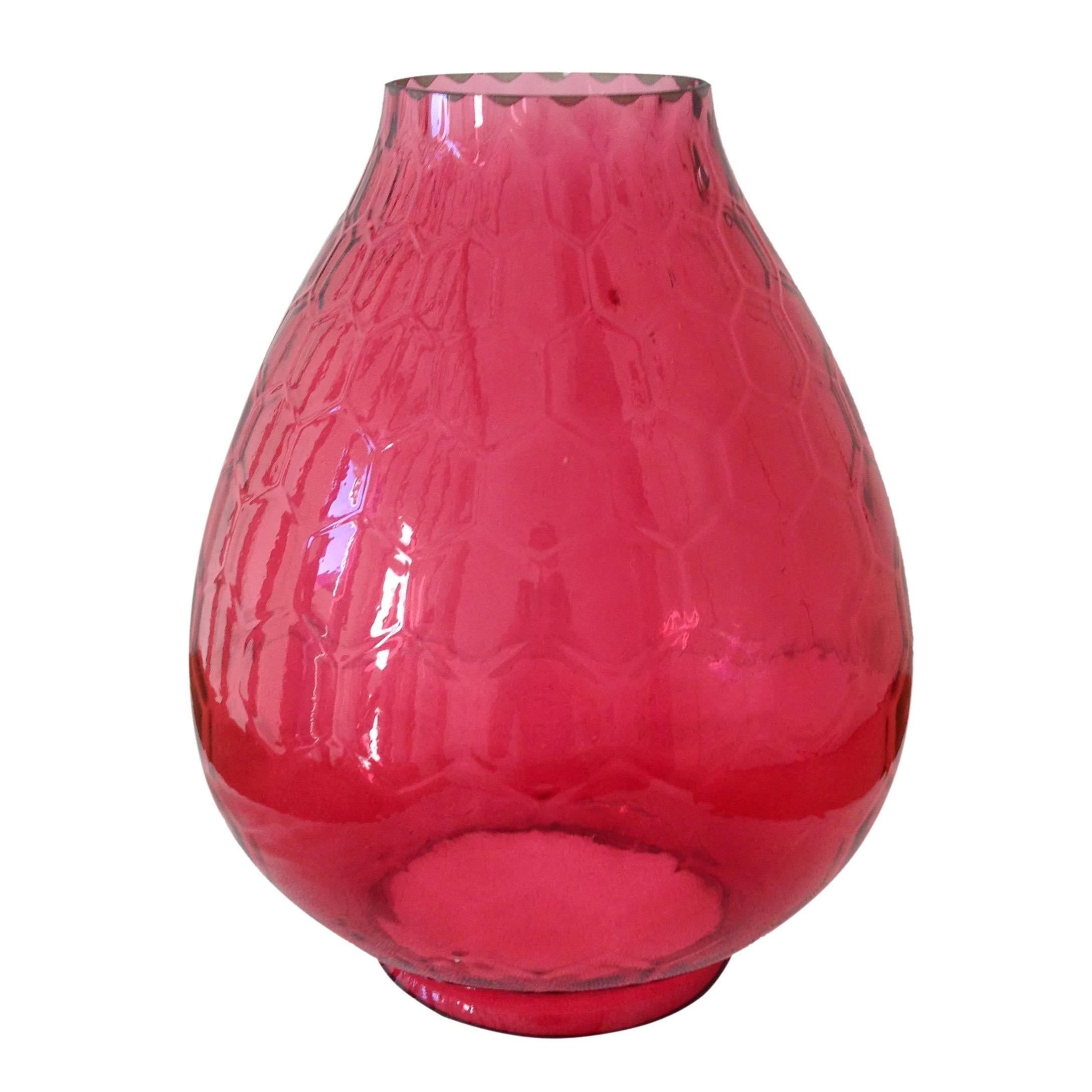 Large Glass Vase For Sale at 1stDibs