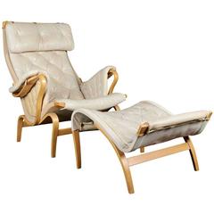 Bruno Mathsson Chair & Ottoman