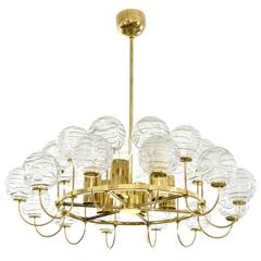 Ice Glass Snowball Chandelier