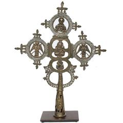 20th Century Processional Coptic Cross