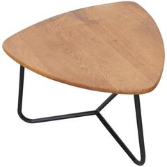 Jacques Hitier Triangle Side or Coffee Table for Tubauto