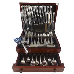 Queen Anne Williamsburg by Stieff Sterling Silver Dinner 18 Flatware Set 150 Pcs