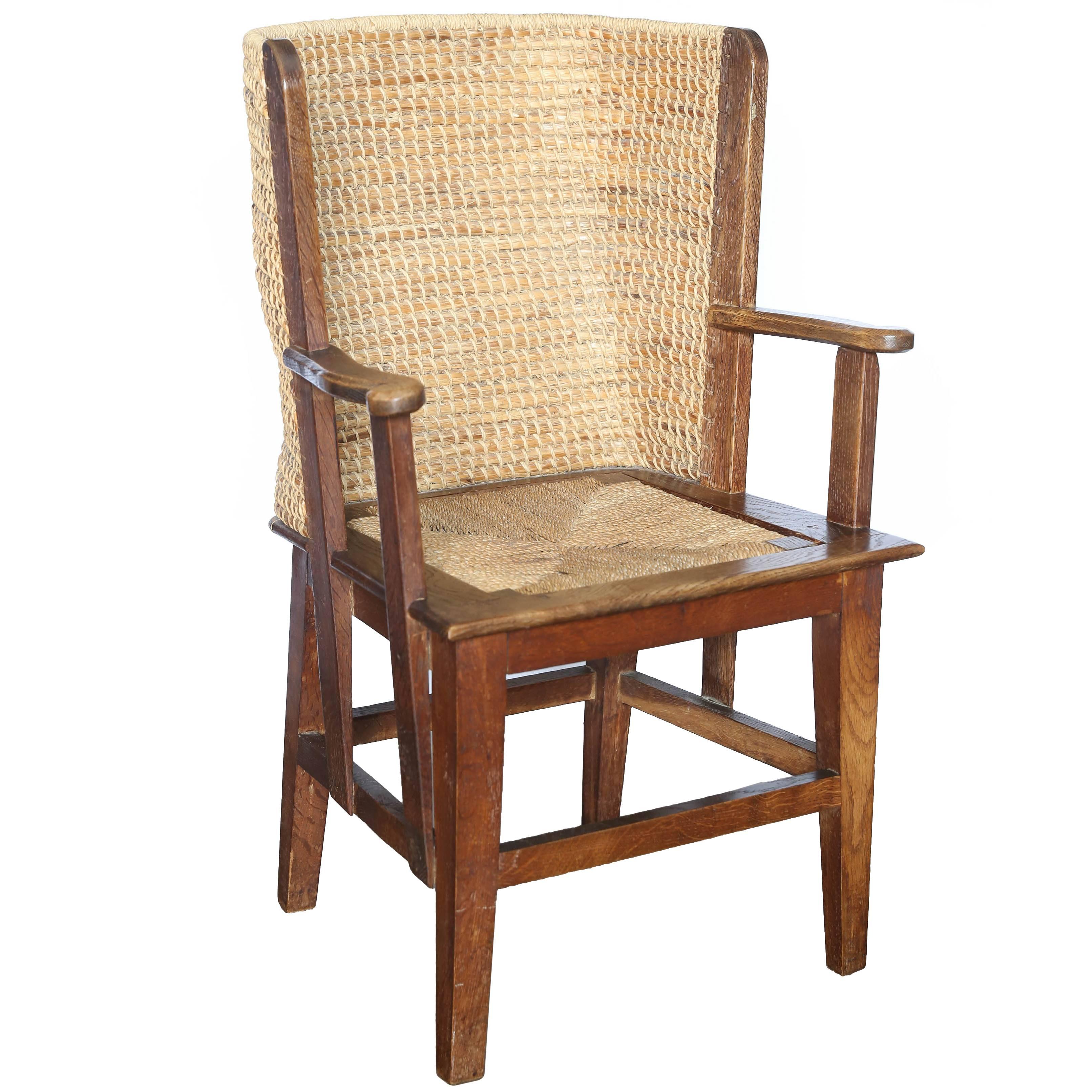 Child's Orkney Chair with Woven Reed Back