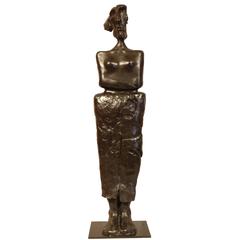 Bronze Sculpture "Chained Woman" by Jacques Tenenhaus