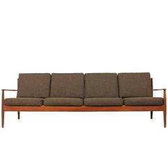 Large Grete Jalk Teak Sofa Four-Seater, France 
Son, Denmark, Midcentury