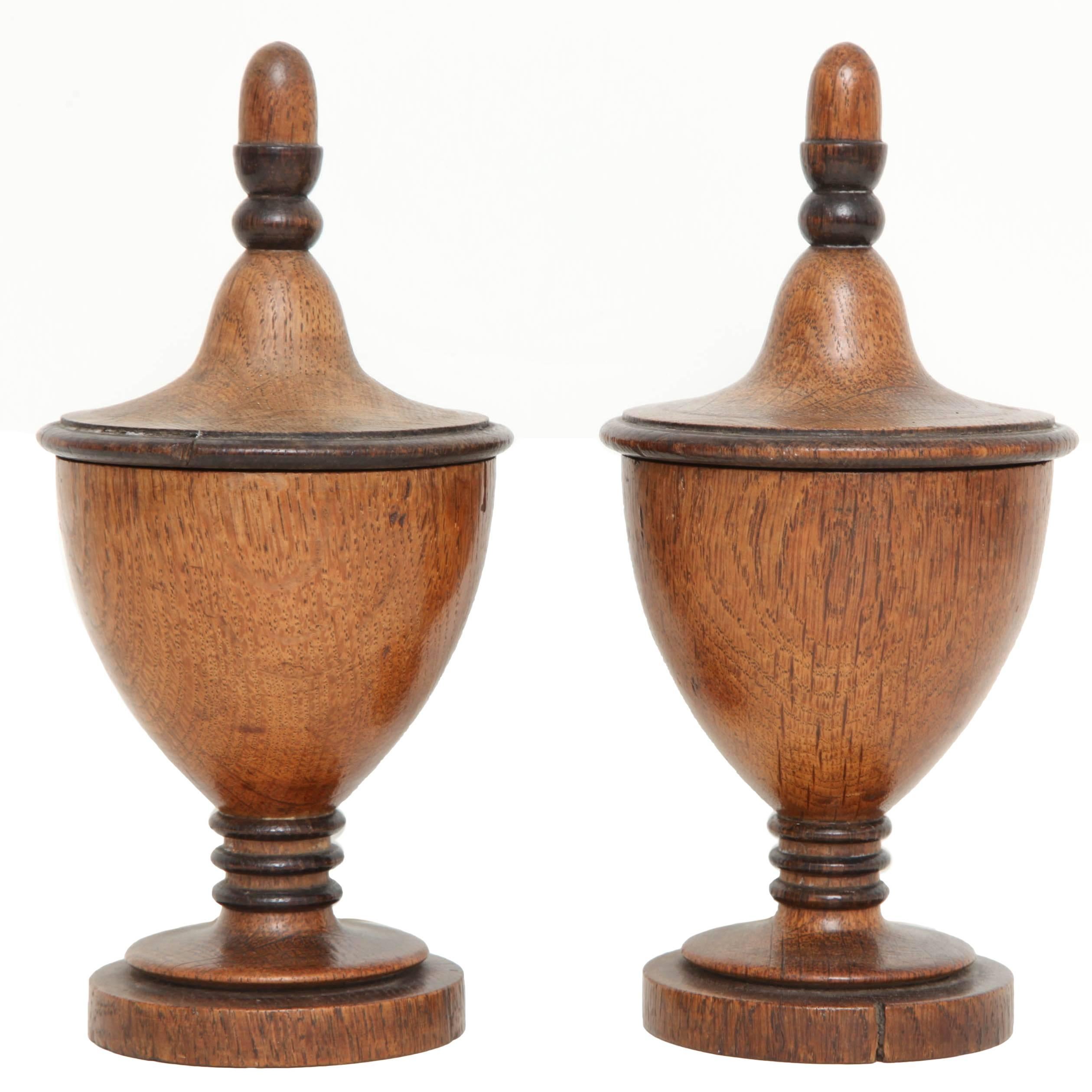 A Pair of Early 19th Century English Neoclassocal Urns