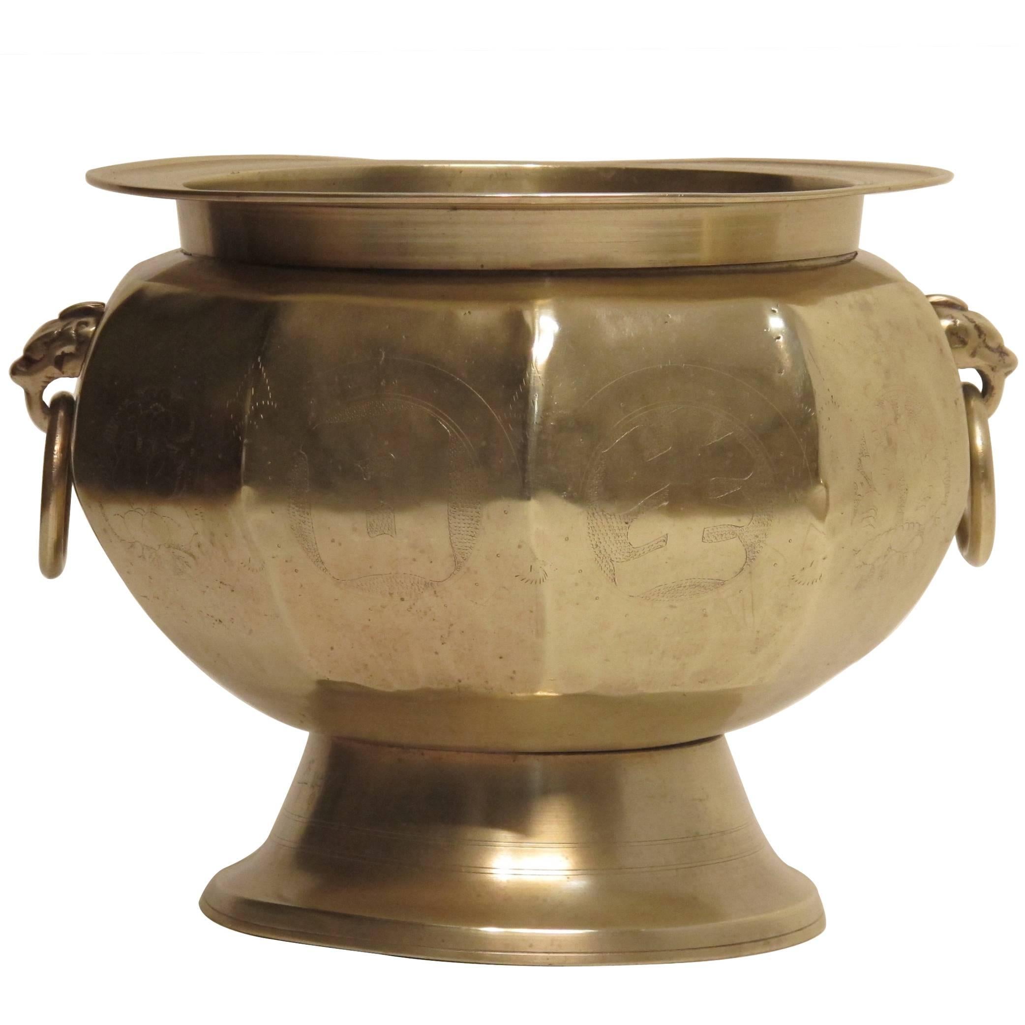 Chinese Bronze Brazier Pot, 19th Century