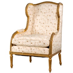 Late 19th Century Giltwood Chair