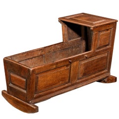 18th Century Oak Cradle