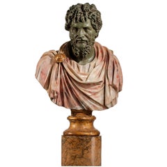 Bust of a Roman Emperor Septimus Severus