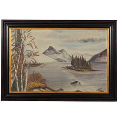 Painting of Landscape with Mountains 4