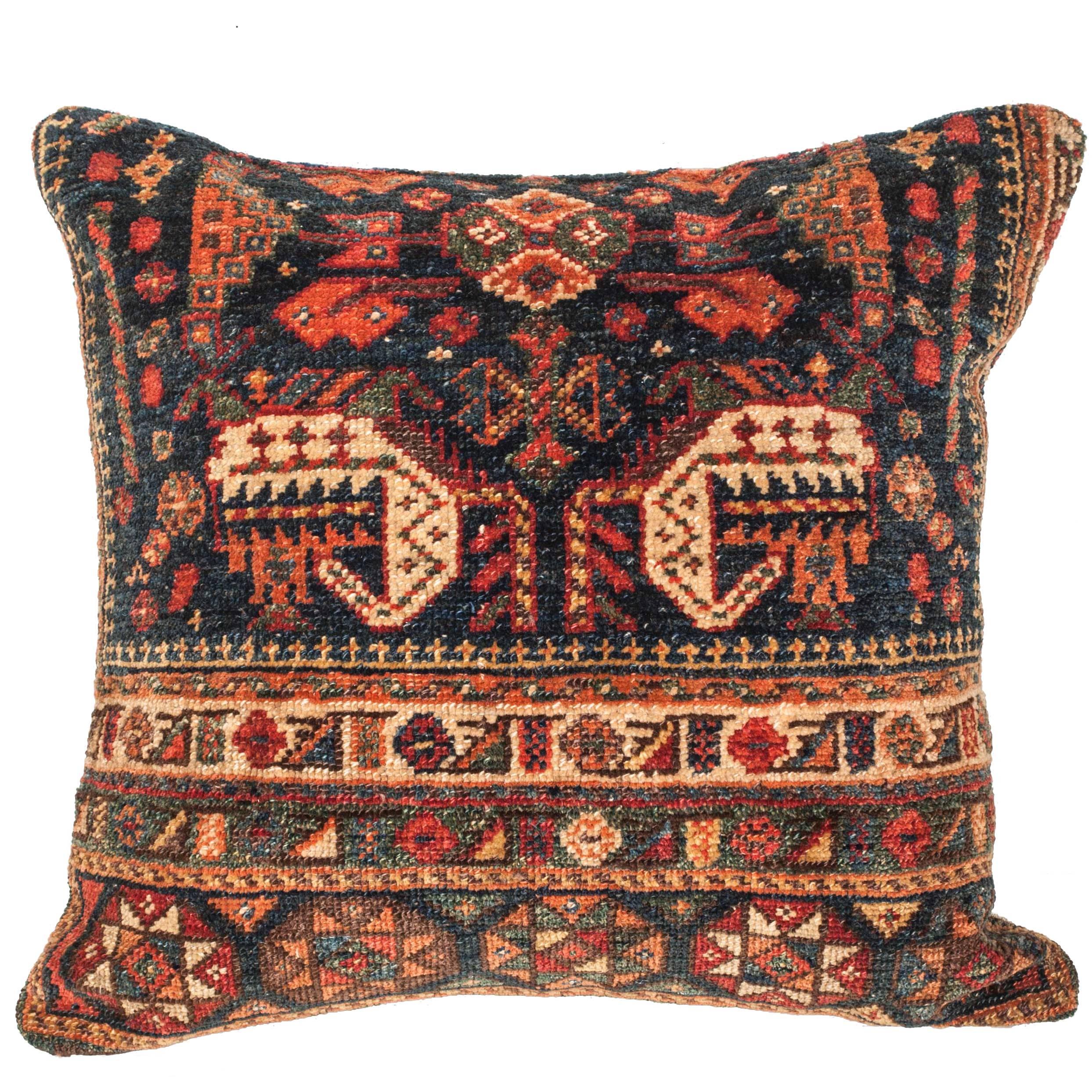 Antique Luri Persian Tribal Pillow For Sale