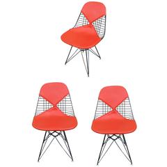 Herman Miller Eames DKR Bikini Chairs Set of Three
