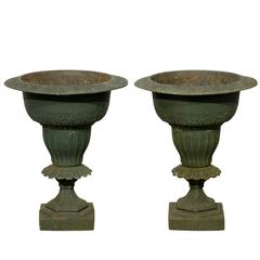 19th Century Regency Style Urns in Iron