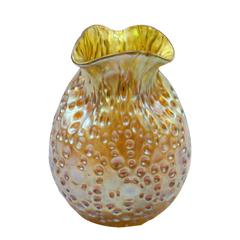 Iridescent Art Glass Vase by Loetz
