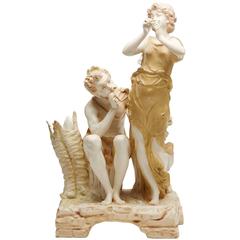 Royal Vienna Ernst Wahliss Musicians Spill Vase, circa 1900 5