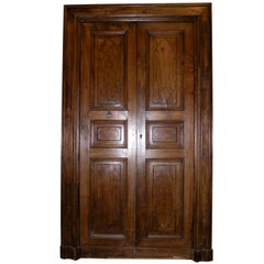 Antique Walnut Double Door Antique Walnut Double Door