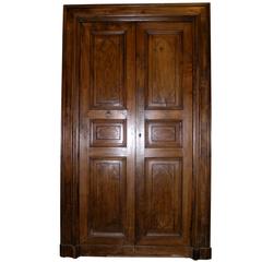 Antique Walnut Double Door 9