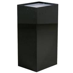 Oversized Black and Ivory Acrylic Lightbox Pedestal