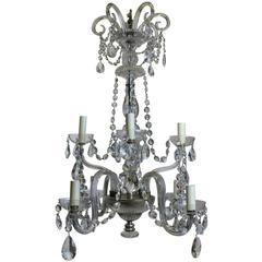French Cut Glass Chandelier 1