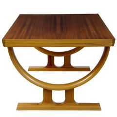 1970s Scandinavian Teak and Walnut Coffee Occasional Table 7