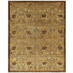 Vintage Turkish Tulu Carpet with Floral in 