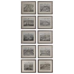 Original Copper Engraved Prints of Kip Estates, circa 1768
