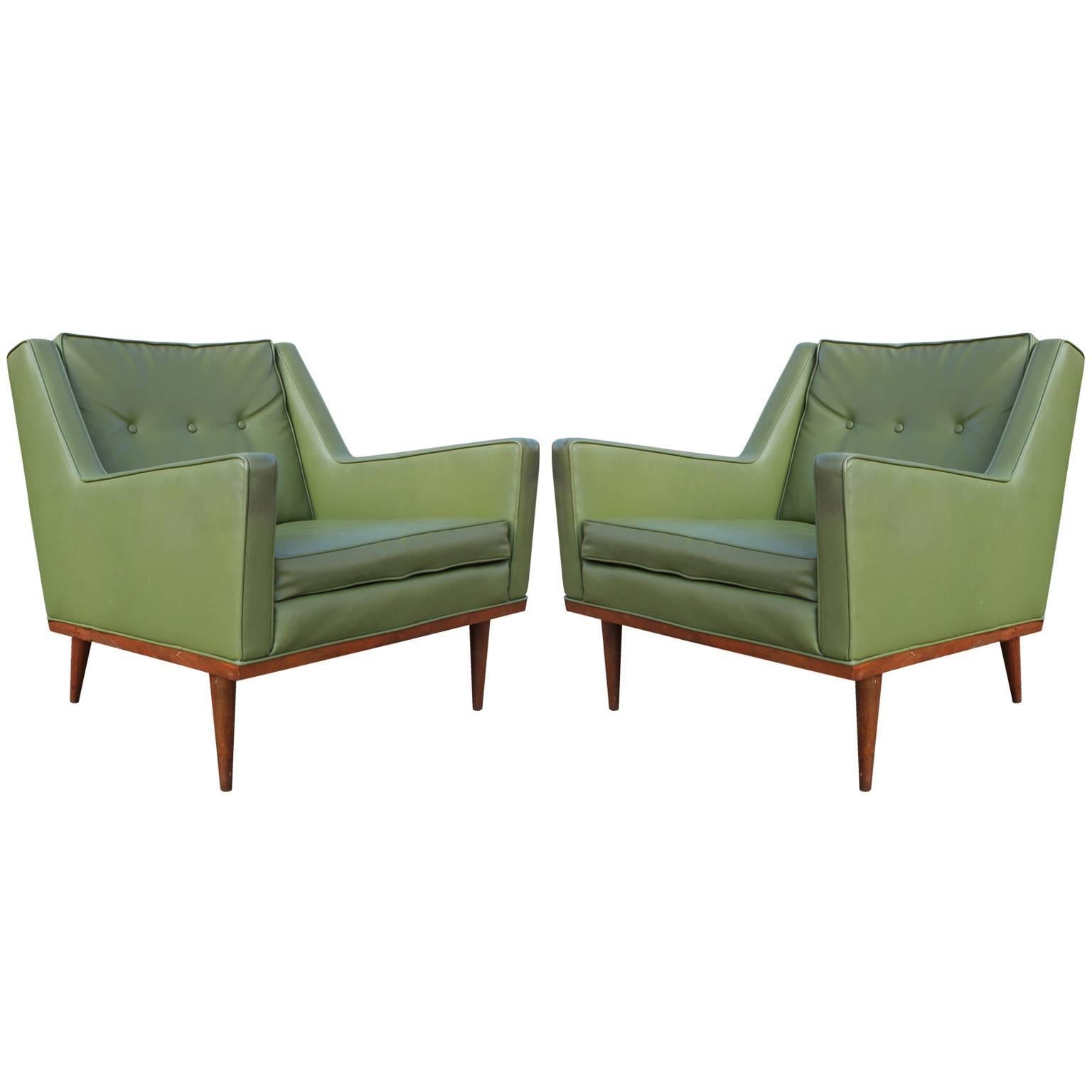 Pair of Milo Baughman for Thayer Coggin James Inc Lounge Chairs