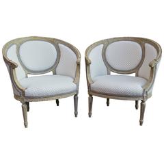 Pair of French Bergeres