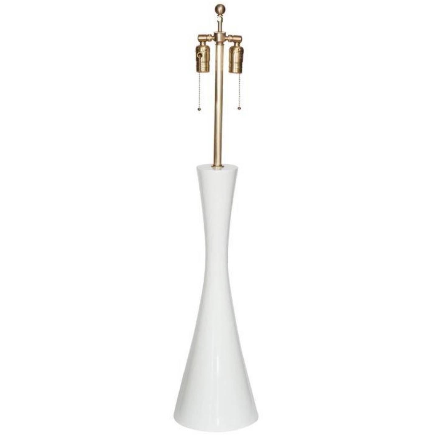 Dupruis Lacquered Table Lamp For Sale