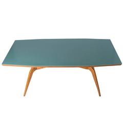Center table with glass top in the Style of Campo and Graffi, Italy circa 1950