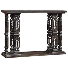 Vintage Beautifully Carved Alter Table