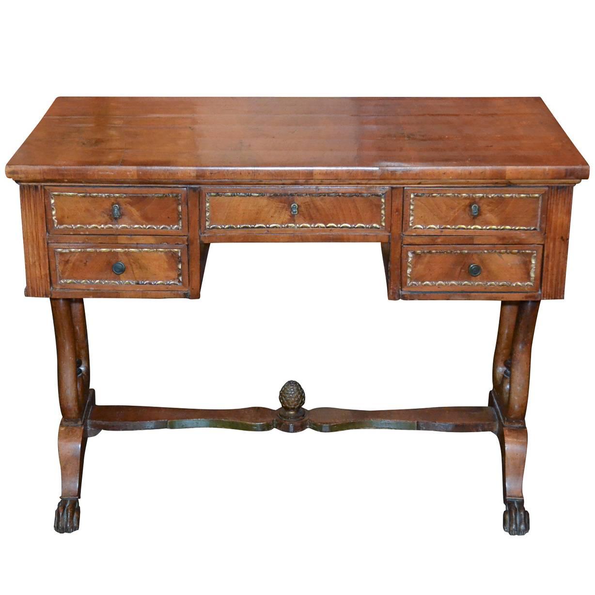 19th Century English Neoclassical Writing Desk