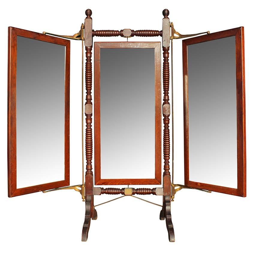 Late 19th Century Triplicate Mirror