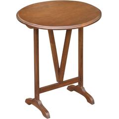 Miniature French Mahogany Wine Tasting Table from the 1920s Antique Miniature French Mahogany Wine Tasting Table from the 1920s