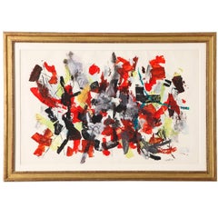 "Frühling":: Öl auf Papier von John von Wicht