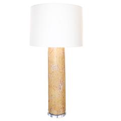Pair of 19th Century Faux Column Table Lamp 2