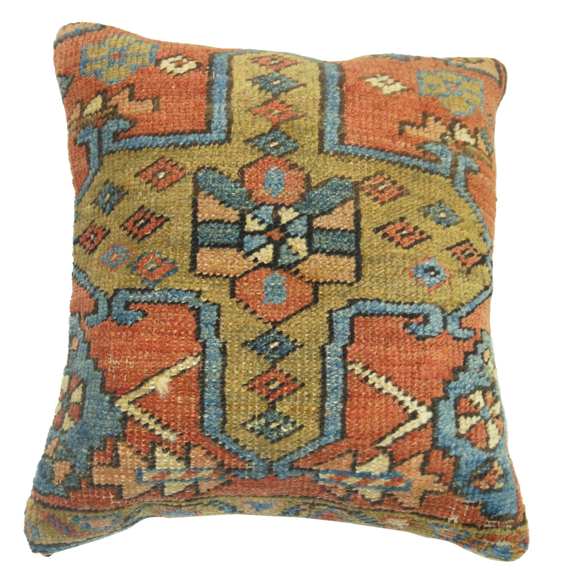Persian Heriz Rug Pillow