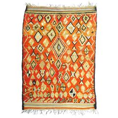 Saffron Tribal Boujad Moroccan Rug