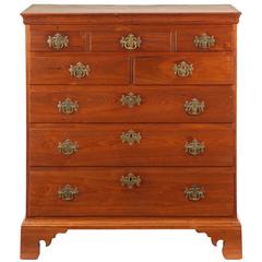 Antique American Chippendale Walnut Chest of Drawers, Pennsylvania, Late 18th Century