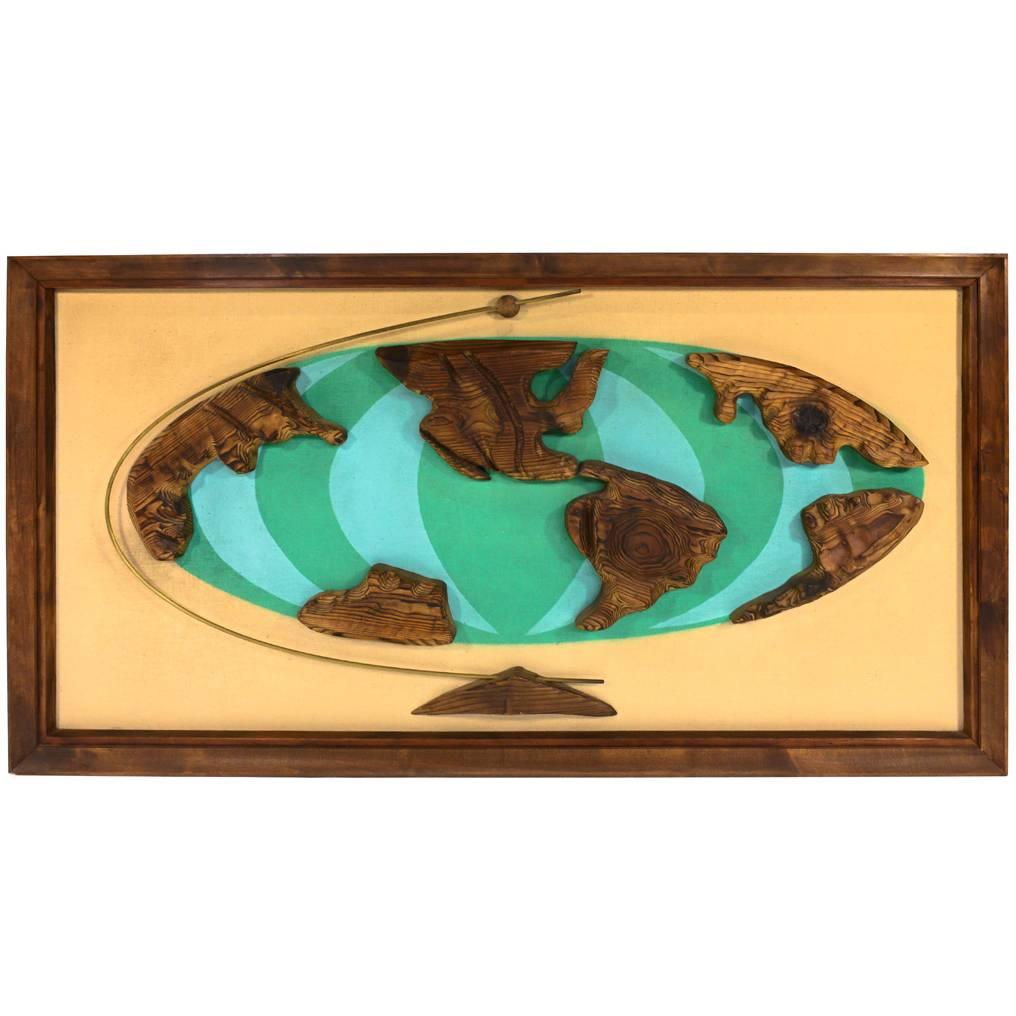 Large Witco Globe Art Piece