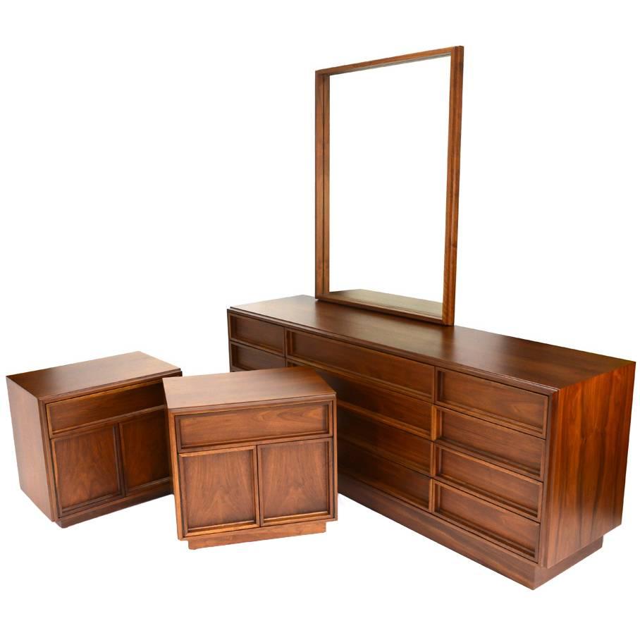 Bedroom Set by John Keal for Brown Saltman