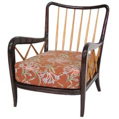 Sculptural Armchair in the style of Paolo Buffa , Italy, 1950s 9