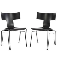 Pair of Anziano Chairs by John Hutton for Donghia 3