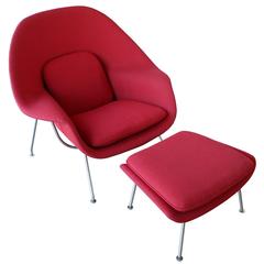 Eero Saarinen Womb Chair and Ottoman