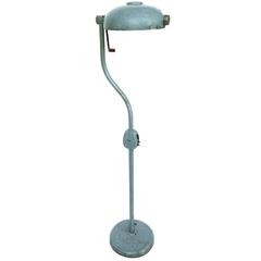 Mid-Century Pastel Blue Industrial Floor Lamp Mid-Century Pastel Blue Industrial Floor Lamp