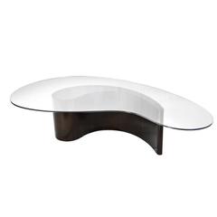 Biomorphic Walnut Coffee or Cocktail Table