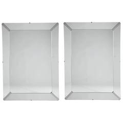 Antique Pair of 1960s Italian Mirrors