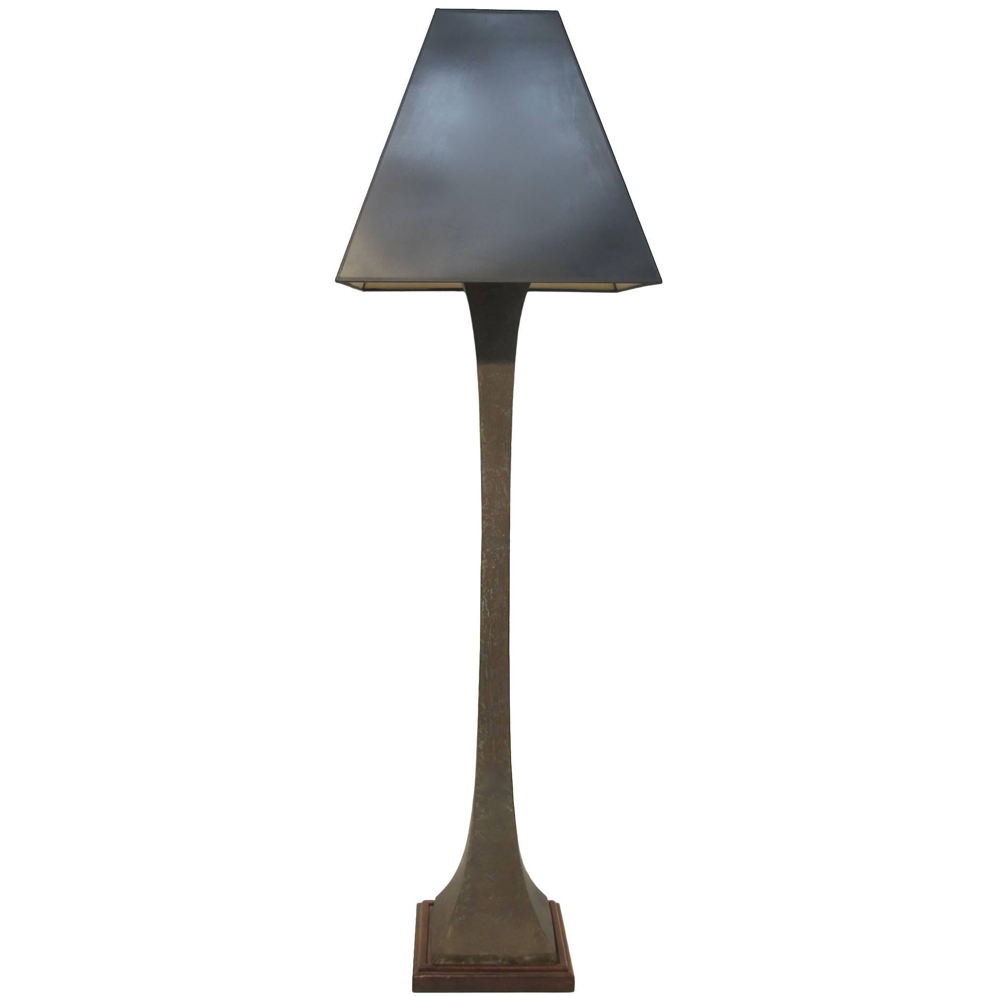 Bronze Mid Century Floor Lamp For Sale